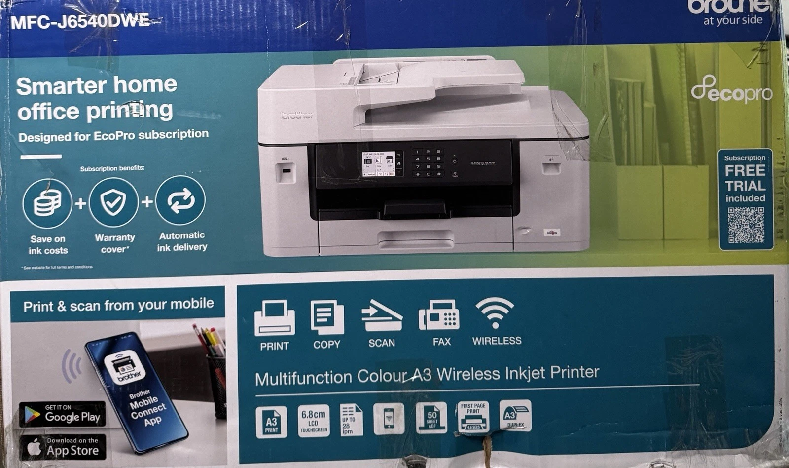 Brother MFC-J6540DWE Professional A3 All-in-One Printer-Ink Included-RRP: £255 - Image 7